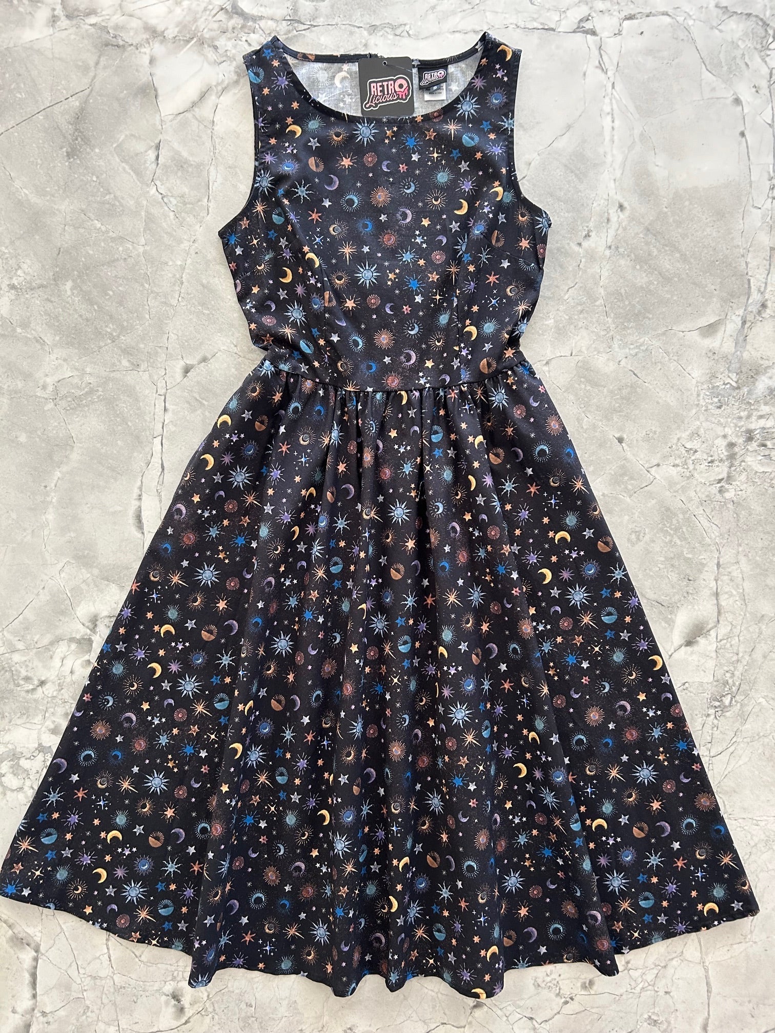 Celestial Midi Dress - XS only, 1 left!