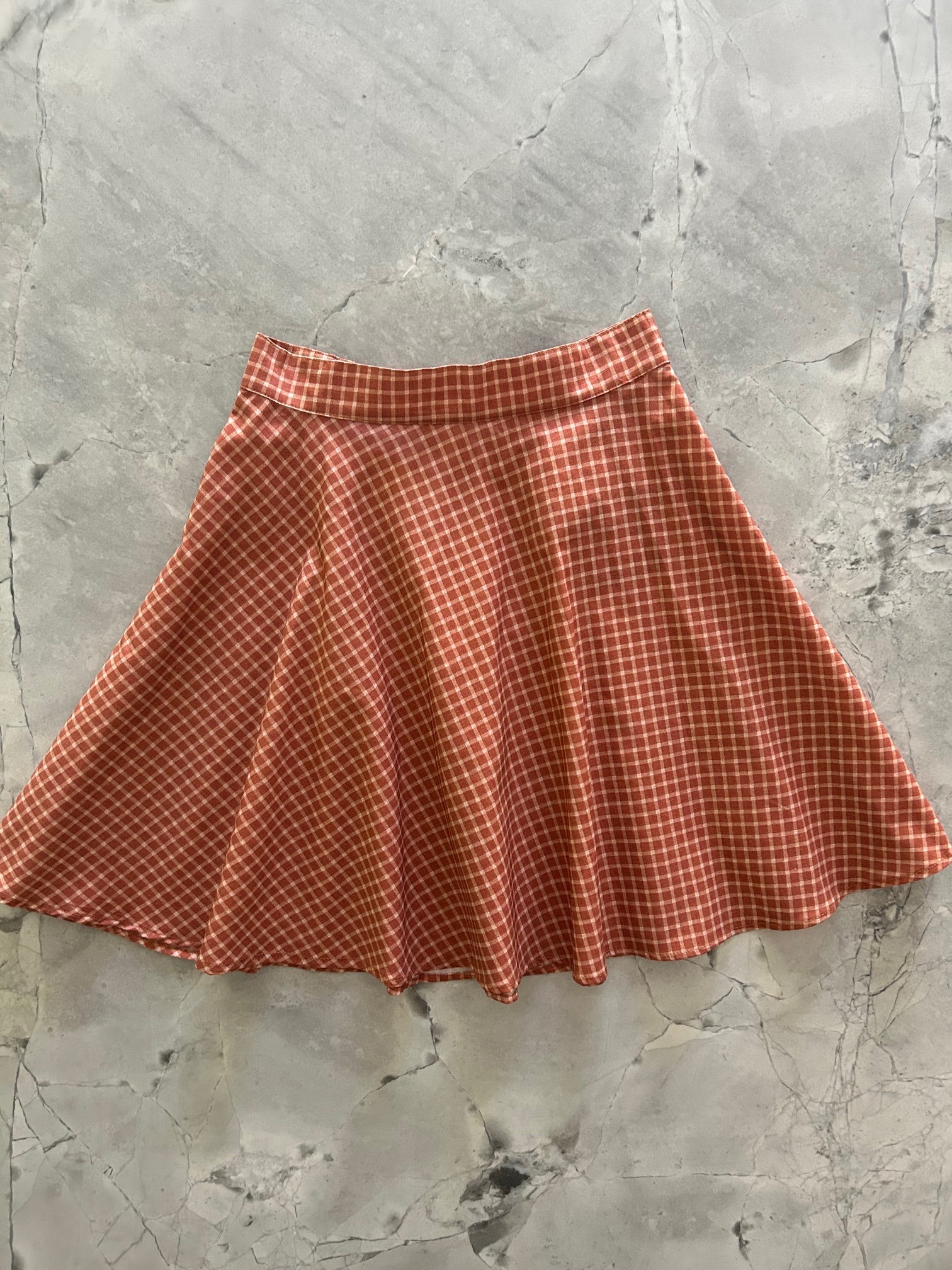 Checkered Skater Skirt - XL only, 1 left!