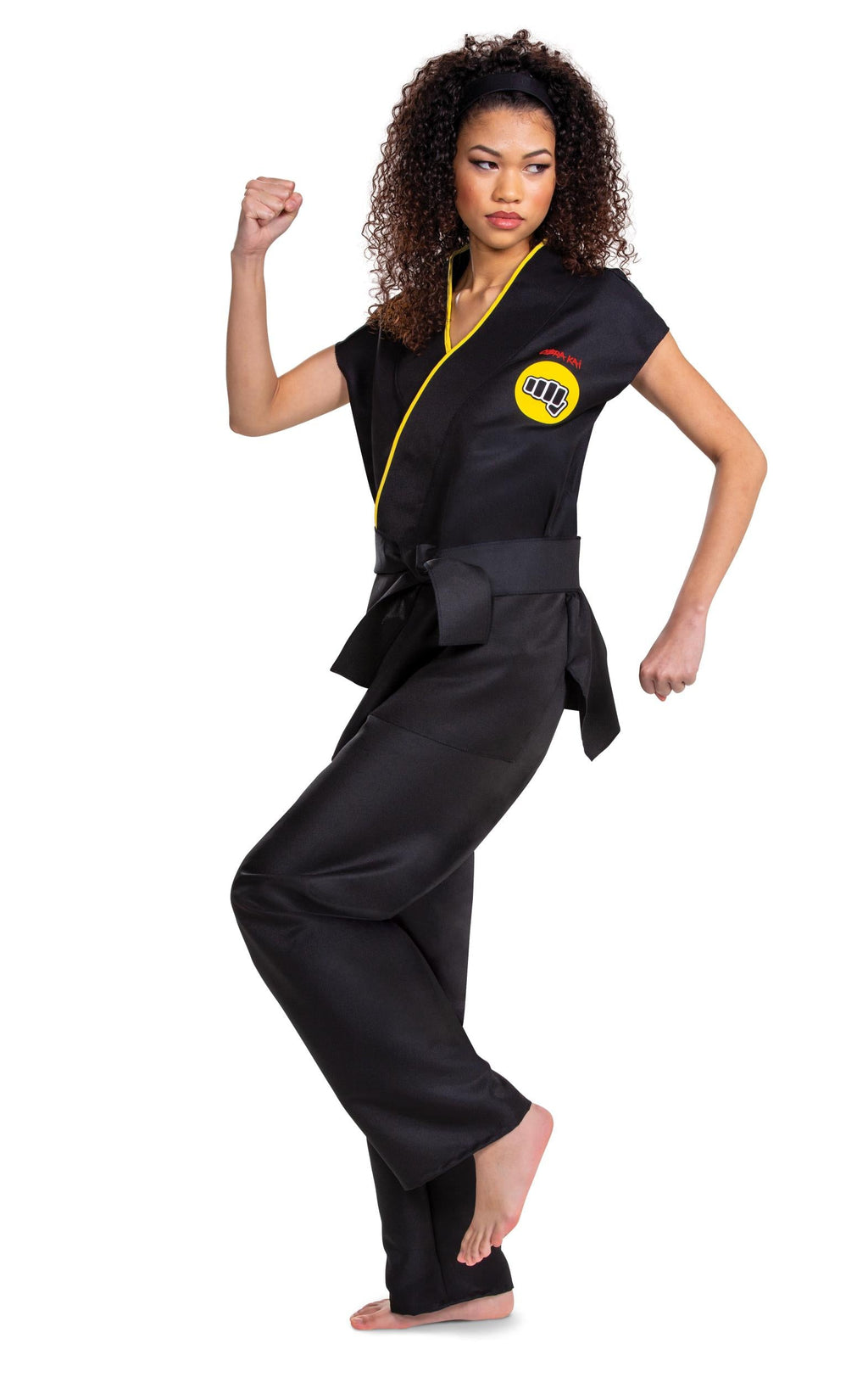 Cobra Kai Karate Gi Black Classic Costume Adult Large/X-Large