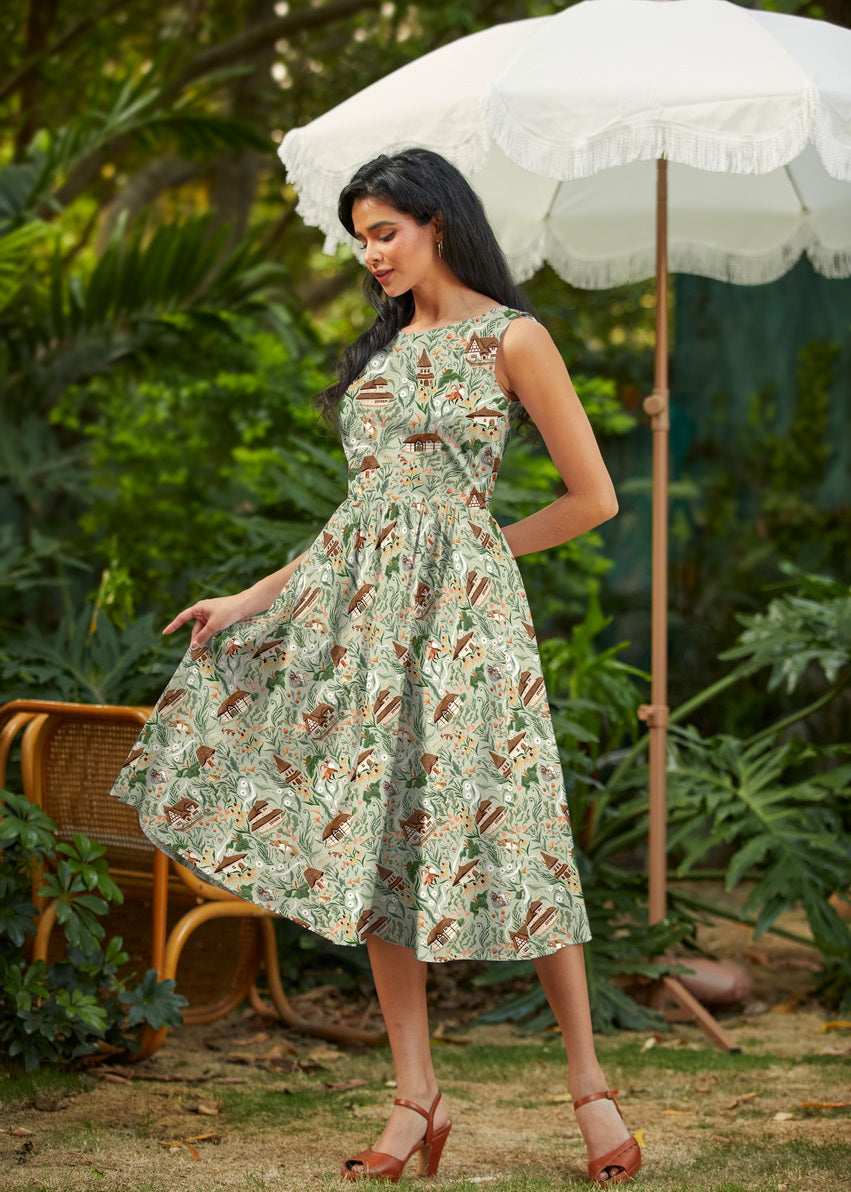 Cottage Tales Midi Dress