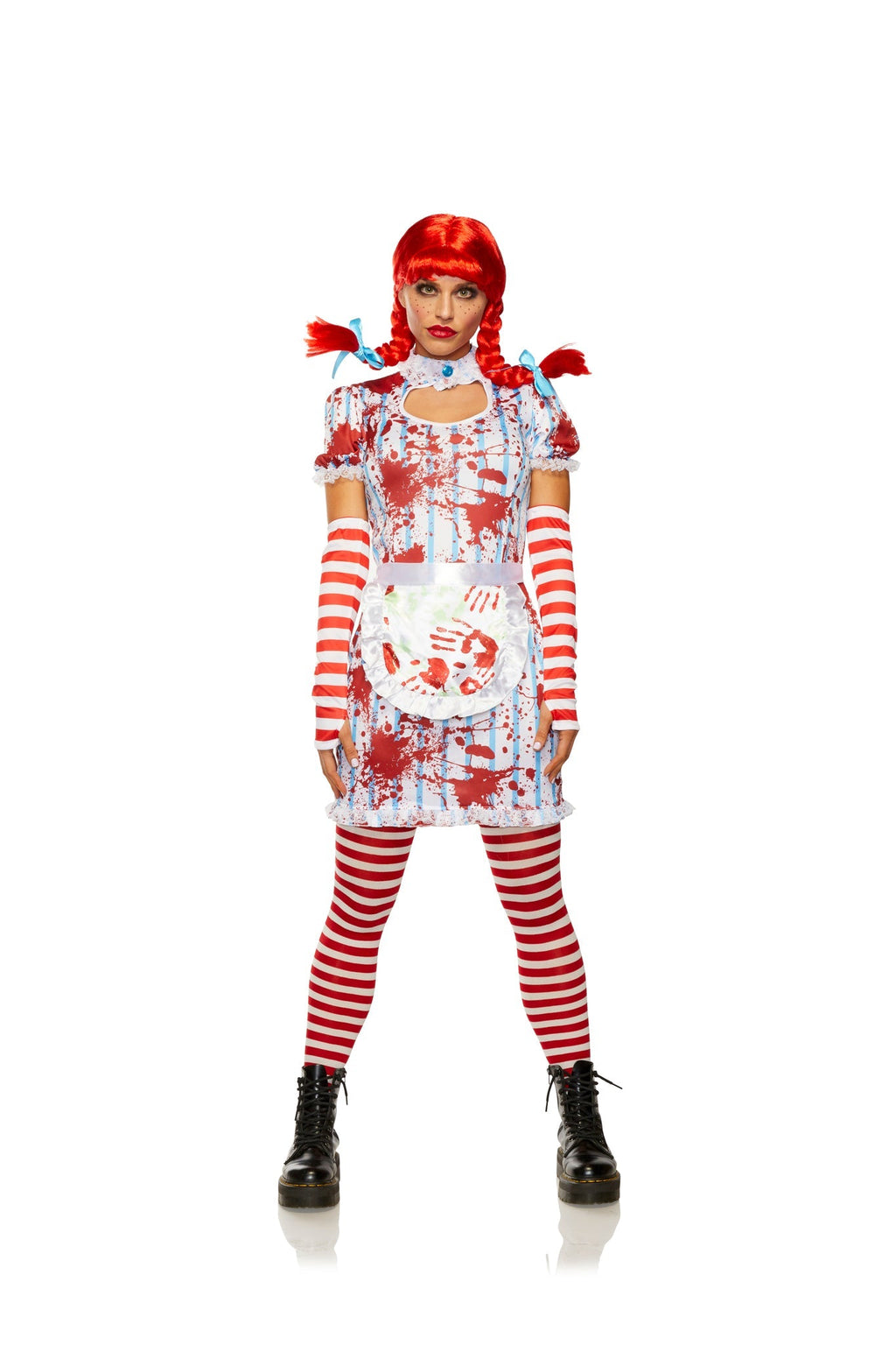 Evil Fast Food Wendy Girl Dress Adult Costume X-Large 12-14