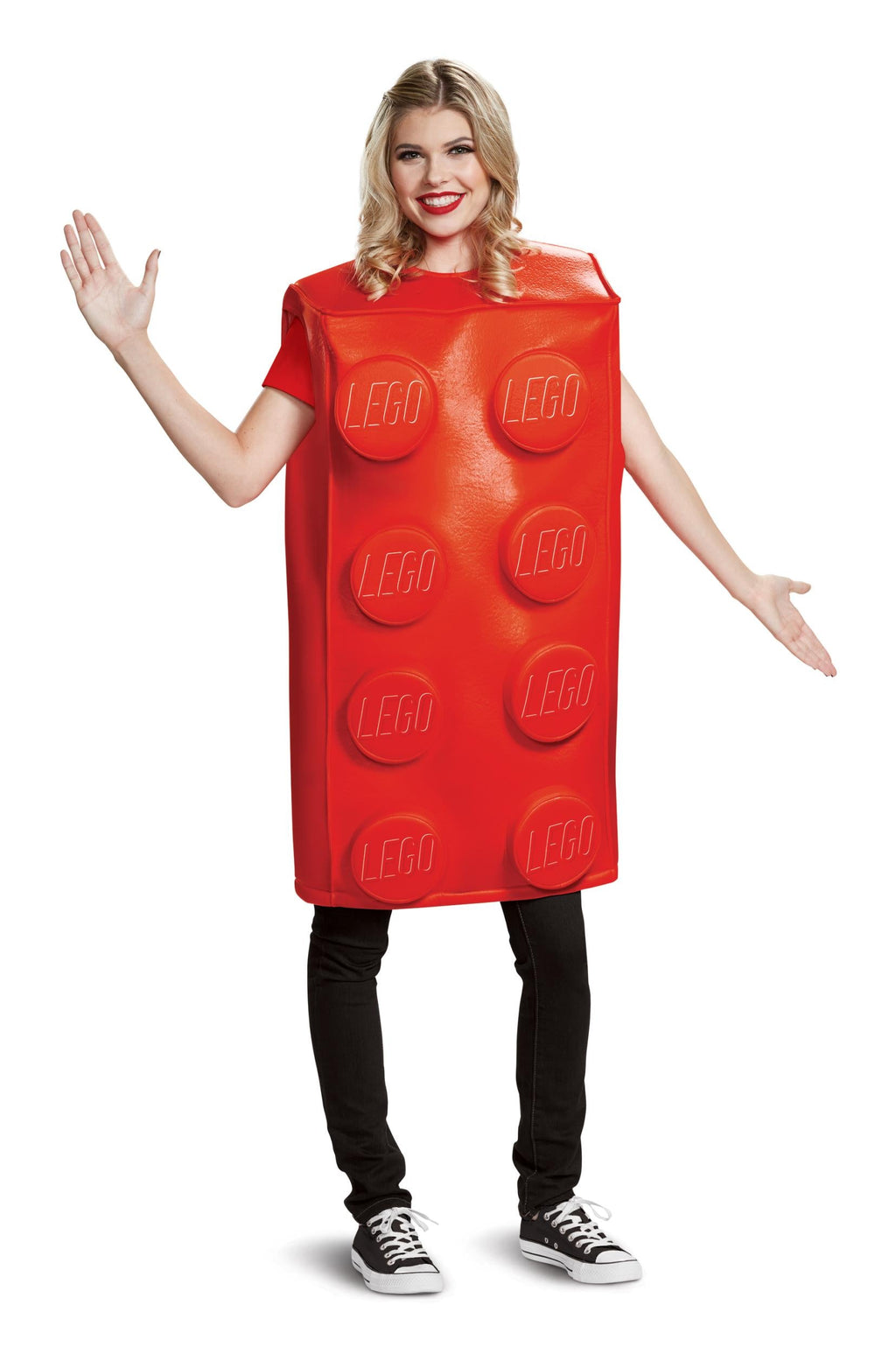 Red Lego Brick Tunic Adult Costume Medium/Large