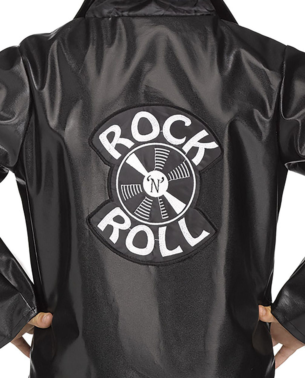 Rock N Roll 50's Fake Leather Jacket Toddler Costume Large 3T-4T