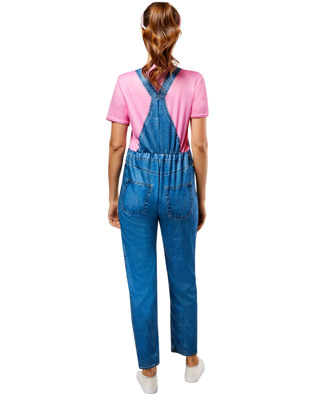 Ms. Rachel Womens Costume Jumpsuit with Headband