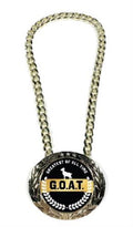 Goat Greatest of all Time Necklace Award Medallion Pimp Gangster Accessory