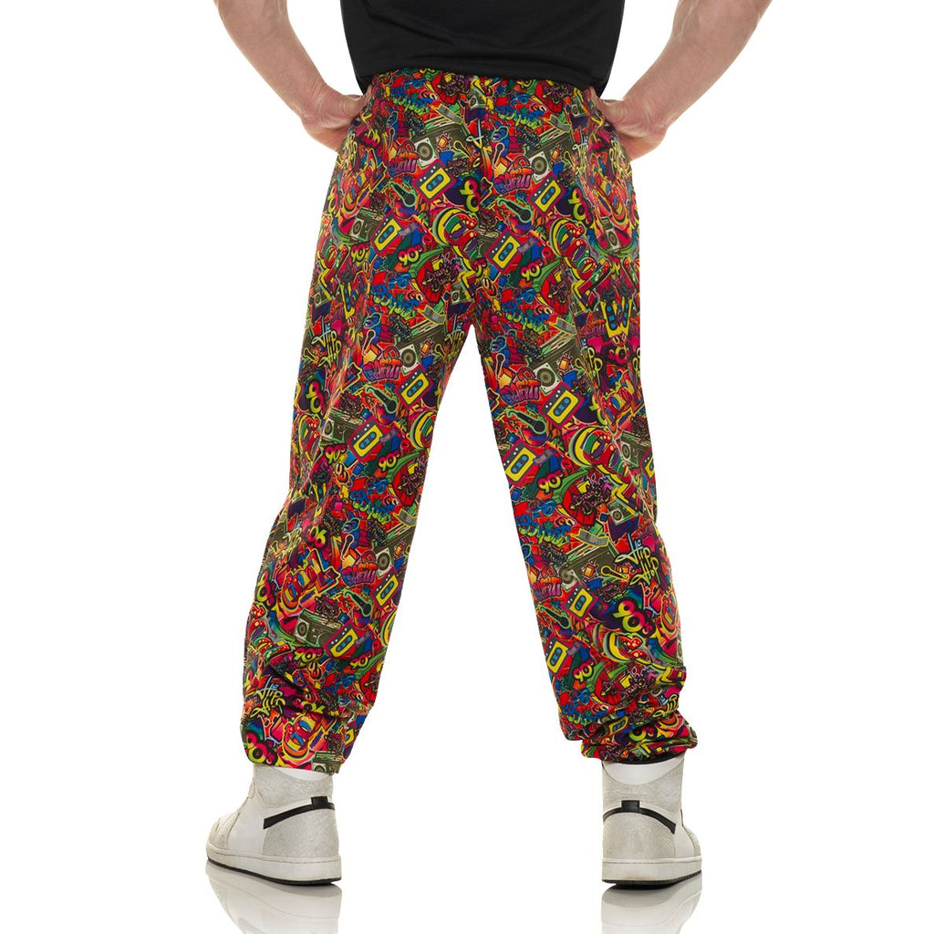 Underwraps 90's Baggy Pants Men's Costume Standard One Size Multicolor