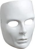 White Face Female Adult Mask