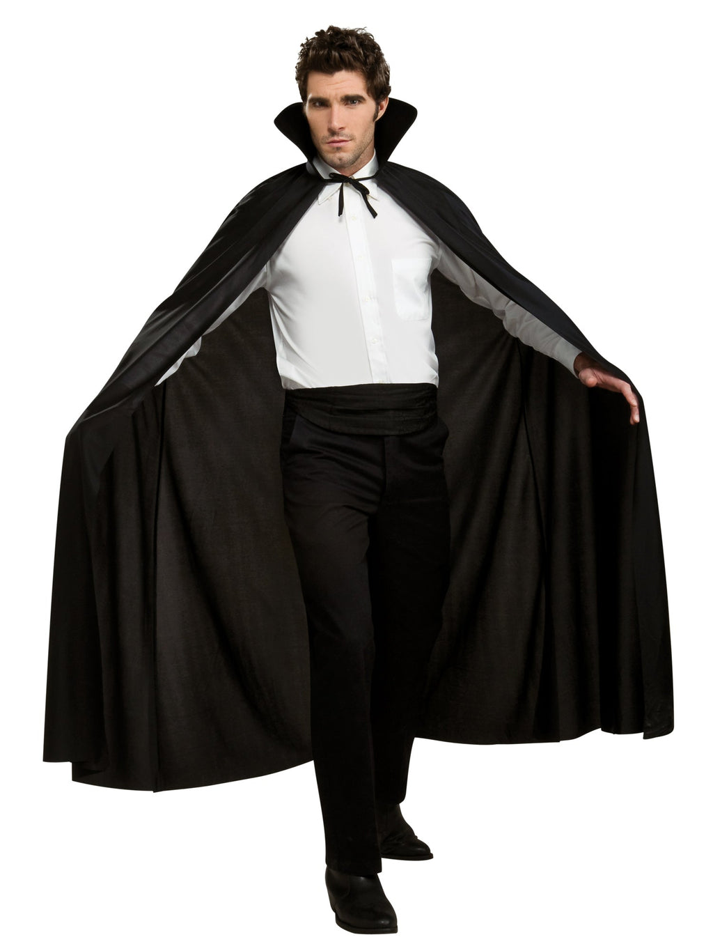 Rubie's Full Length Fabric Cape Black Costume Accessory