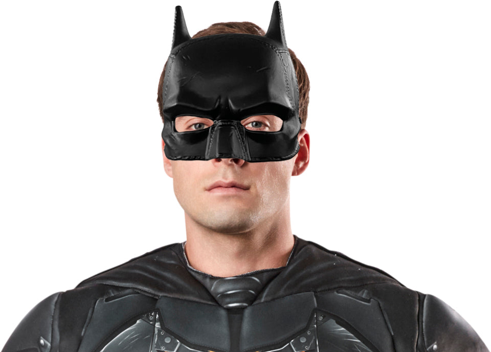 Rubie's The Batman: Batman Half Mask Plastic Adults