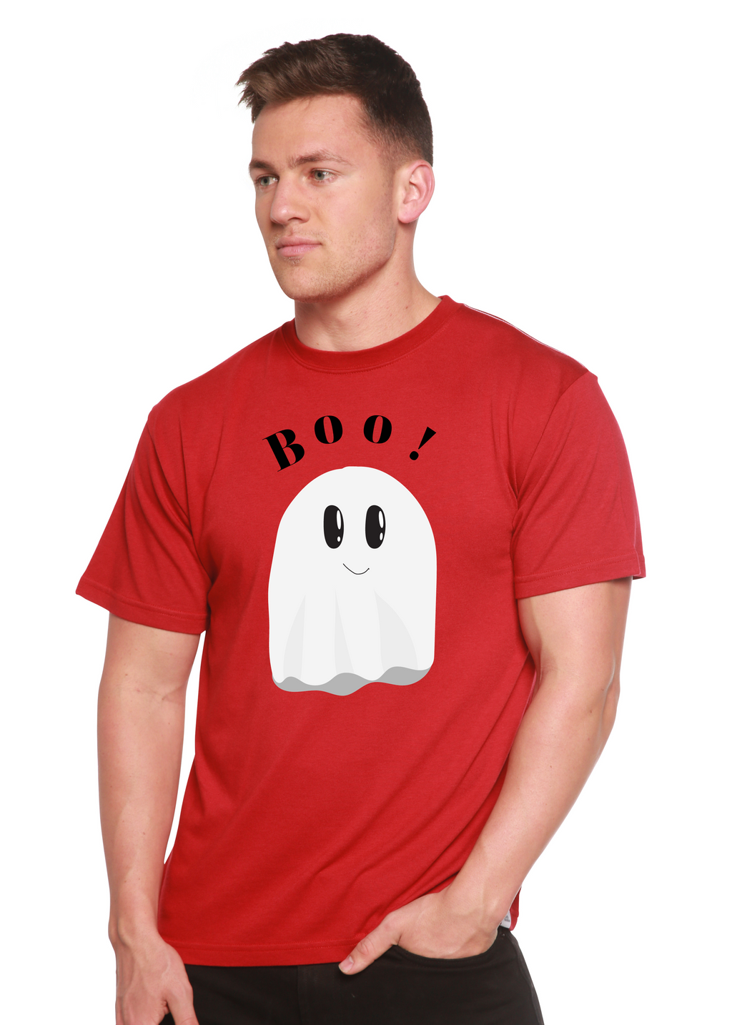Boo Men's Bamboo Viscose/Organic Cotton Short Sleeve Graphic T-Shirt