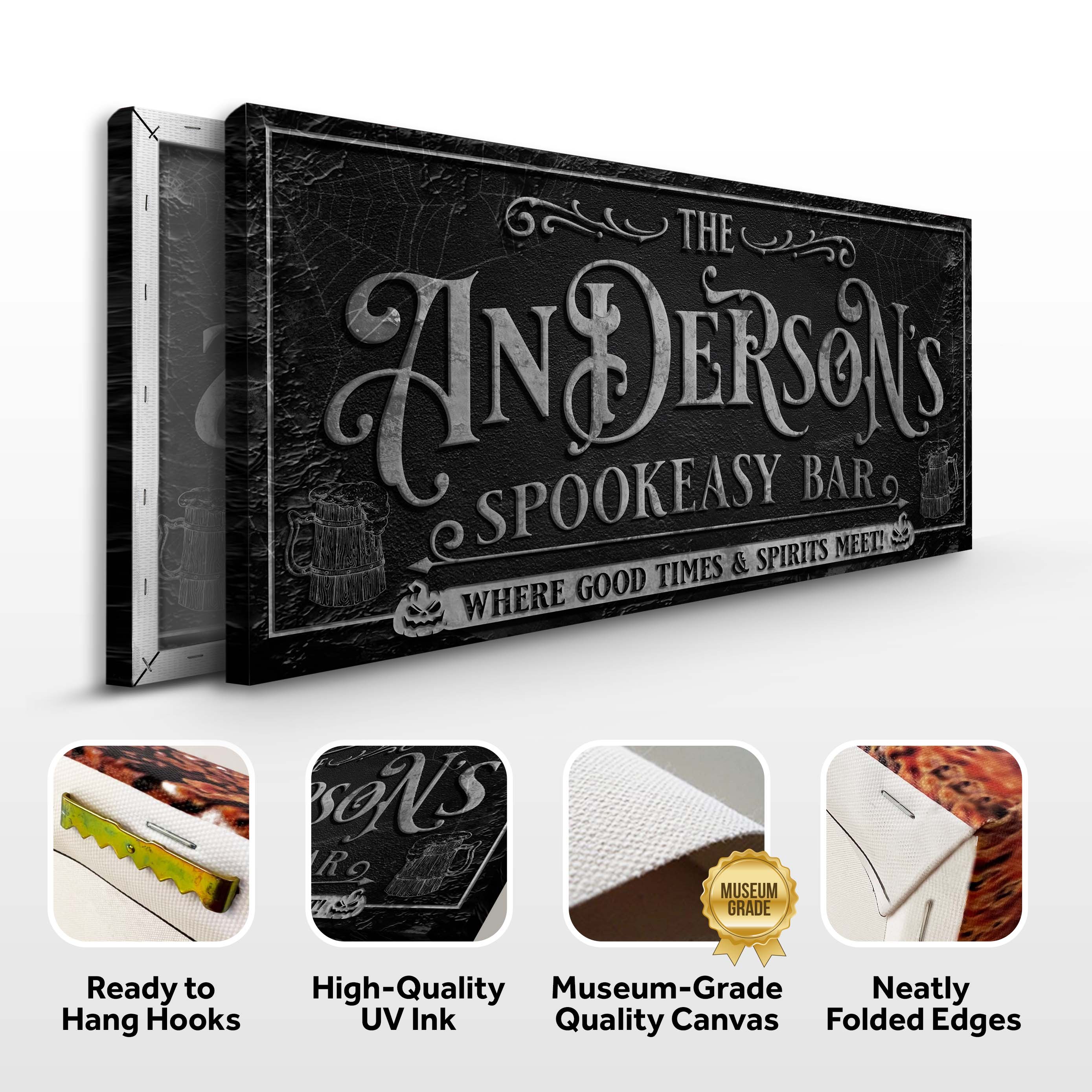 Personalized Spookeasy Bar Sign