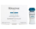 Kerastase Fusio-dose concentrate vial with boxed packaging and blue cap.