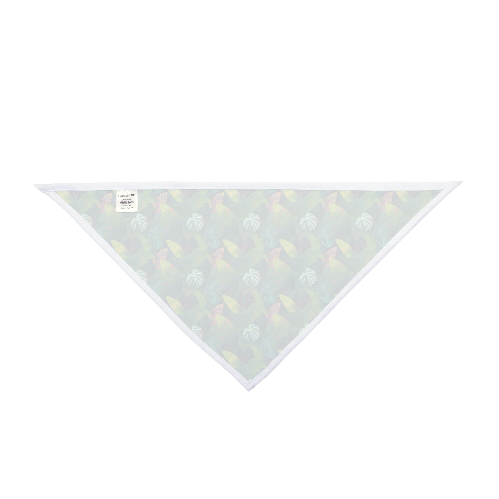Emerald Canopy Pattern of Tropical Leaves - Pet Bandana Pet Zen