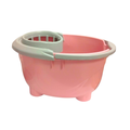 Heavy Duty Plastic Mop Bucket with Wringer Pink (1 unit)