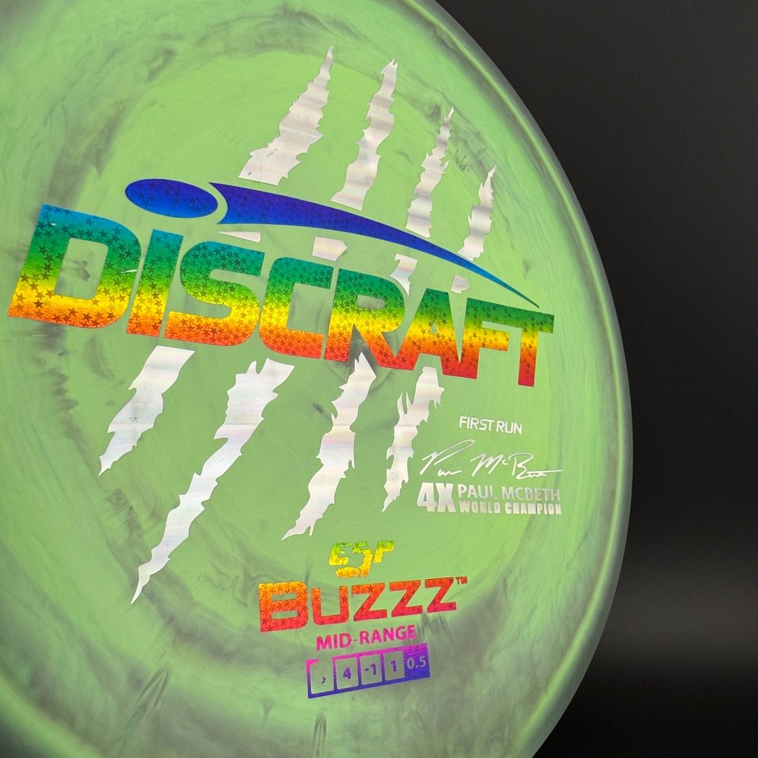 Swirly ESP Buzzz (First Run) - Paul McBeth 4x Claws - Acid Smoke