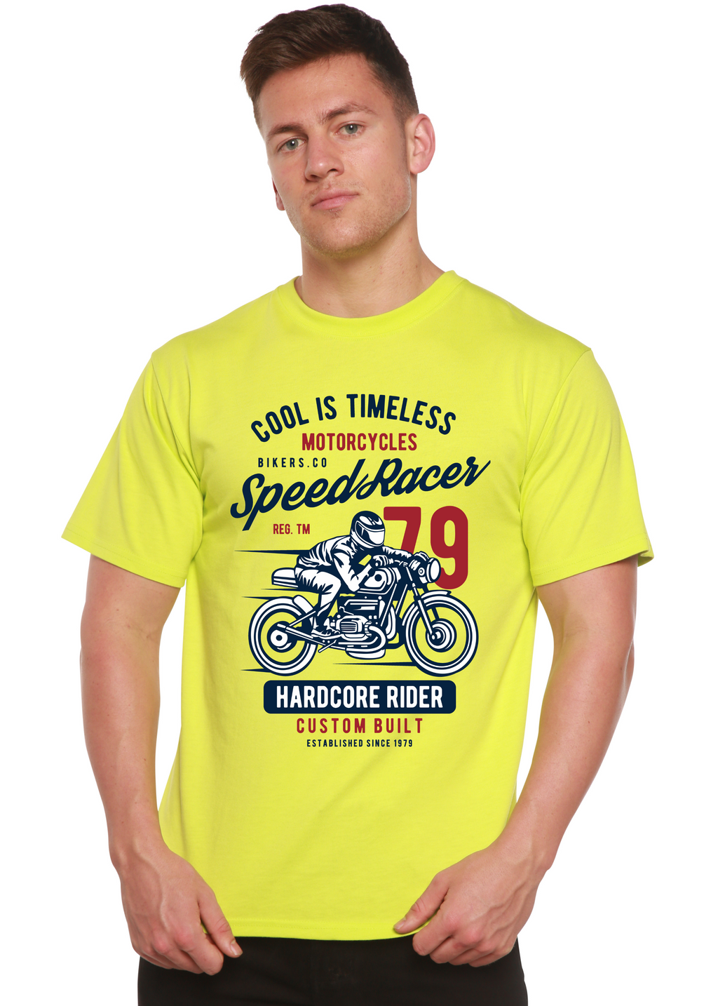 Speed Racer Spun Bamboo® Men's Bamboo Viscose/Organic Cotton Short Sleeve Graphic T-Shirt