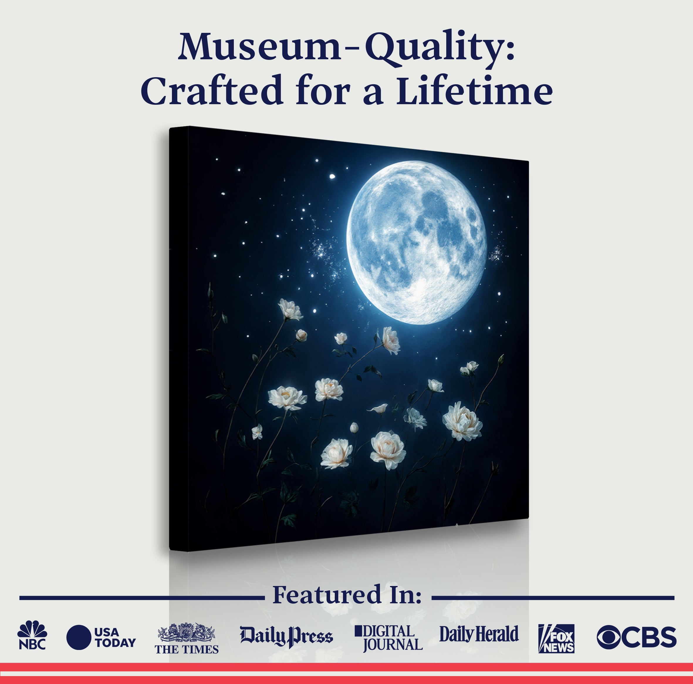 Lunar Canvas Wall Art