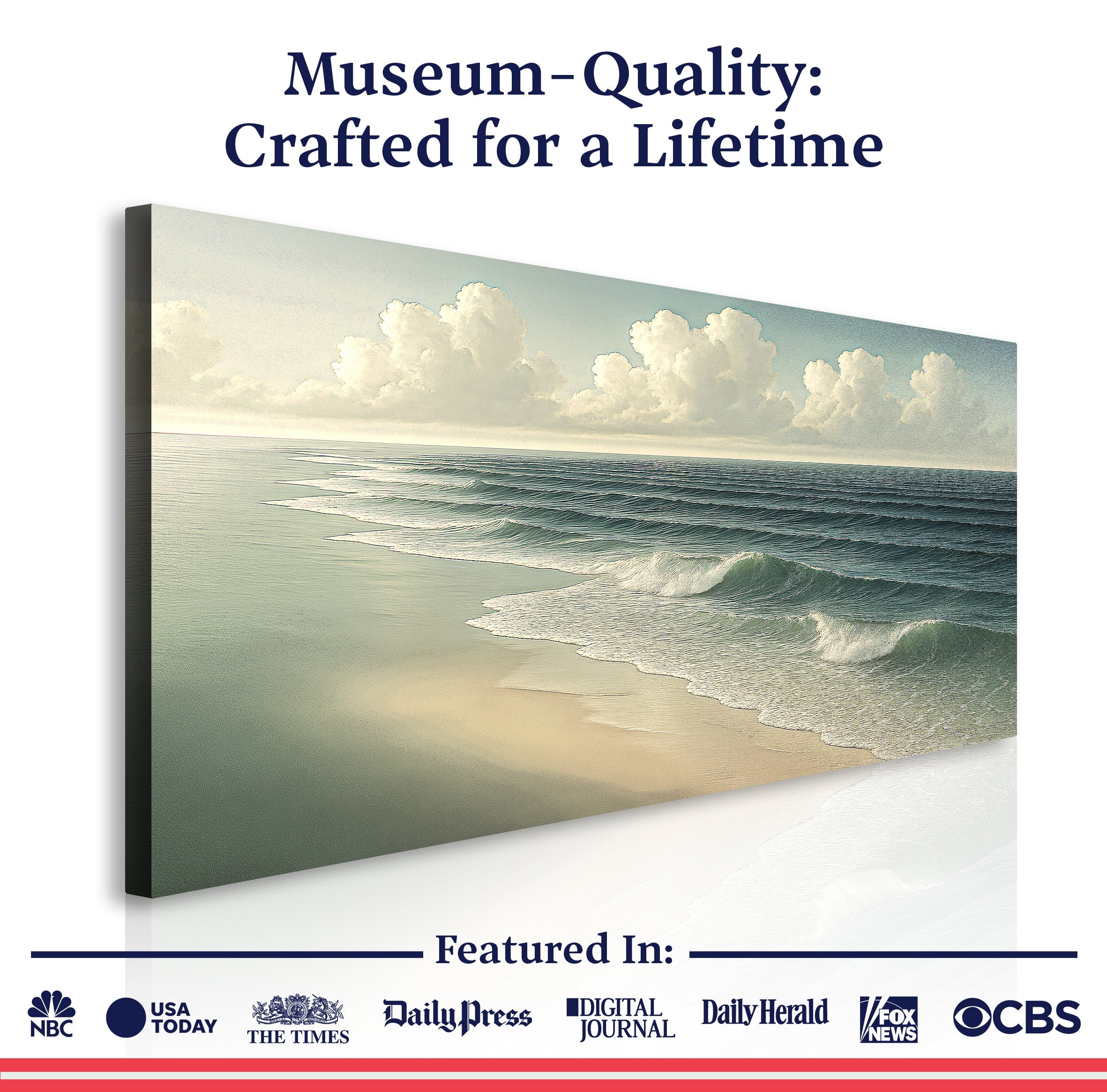 Beach Shoreline Coastal Wall Art VI