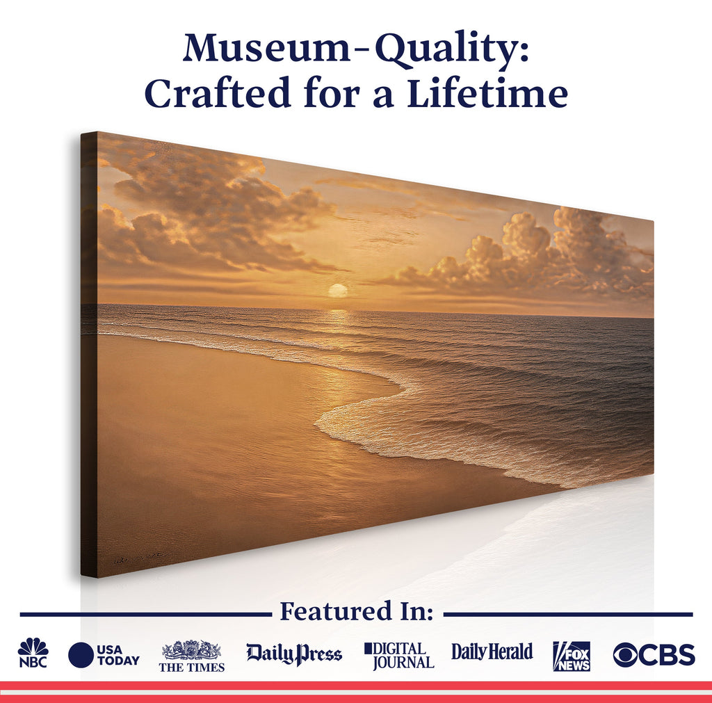 Beach Shoreline Coastal Wall Art VIII
