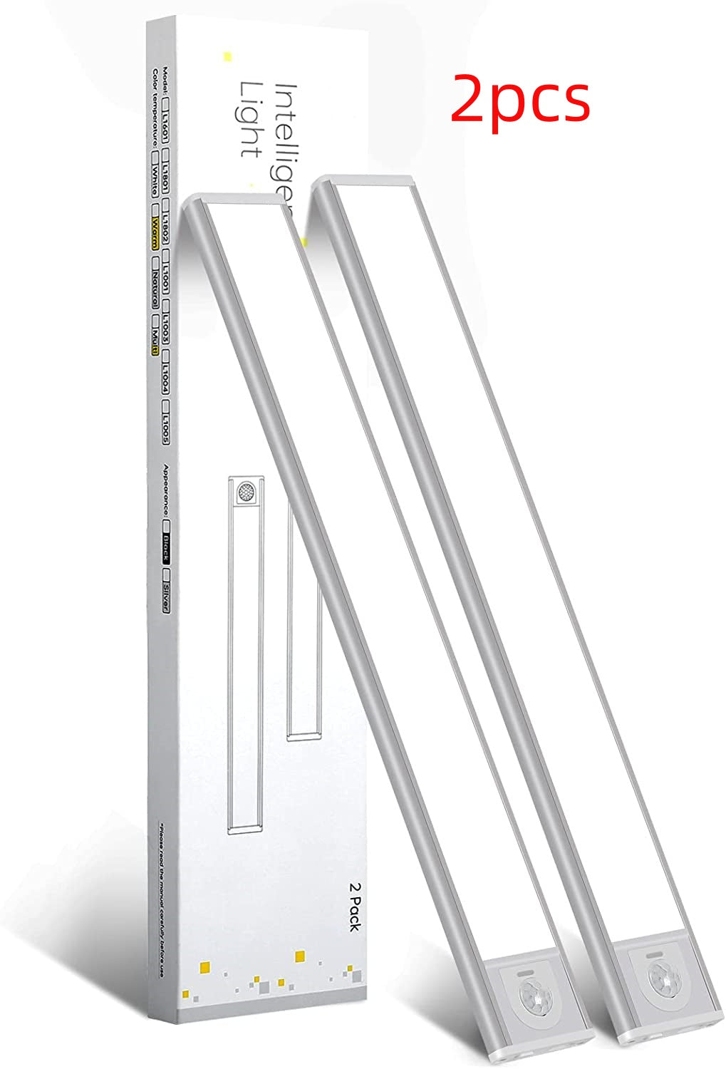 Silver laptop table stand 2pcs set, metal angled legs shown with box
