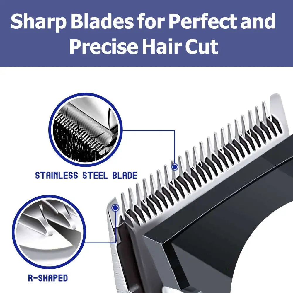 7-in-1 Corded Hair Clippers Grooming Kit