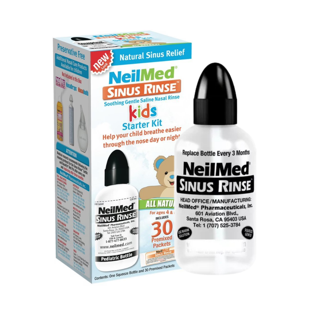 NeilMed Sinus Rinse Kids Pediatric Starter Kit (30 Packets)