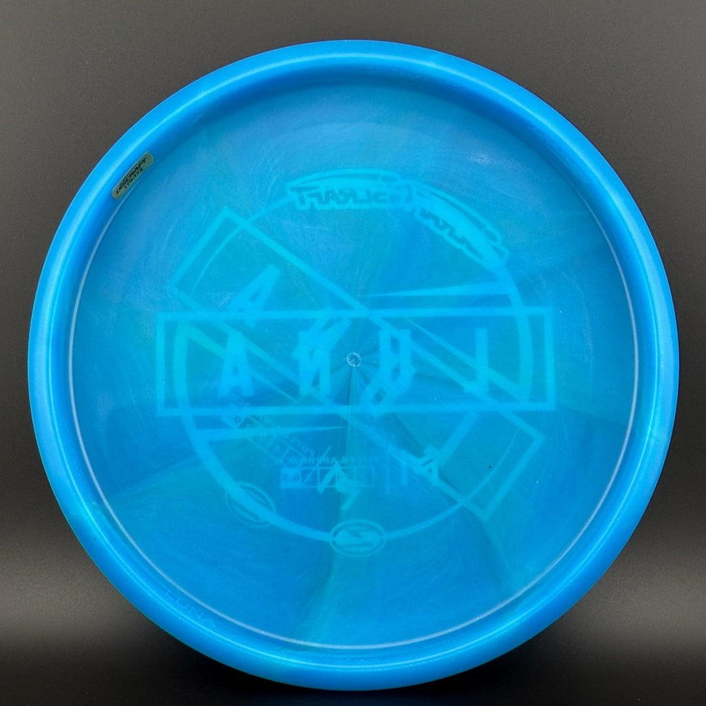 Z Swirl Luna - Stock Z Stamp - Misprint