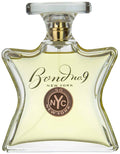 Bond NO.9 SO New York perfume bottle with pale yellow liquid, gold cap, NYC logo
