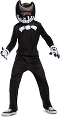 Bendy Costume for Kids, Bendy and The Ink Machine Jumpsuit