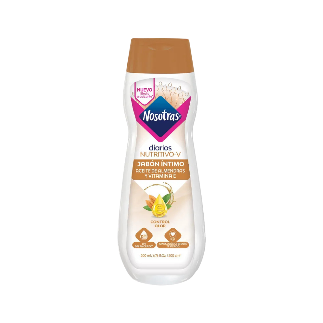 Jabón Íntimo Nosotras | Almond Oil and Vitamin E (7oz)