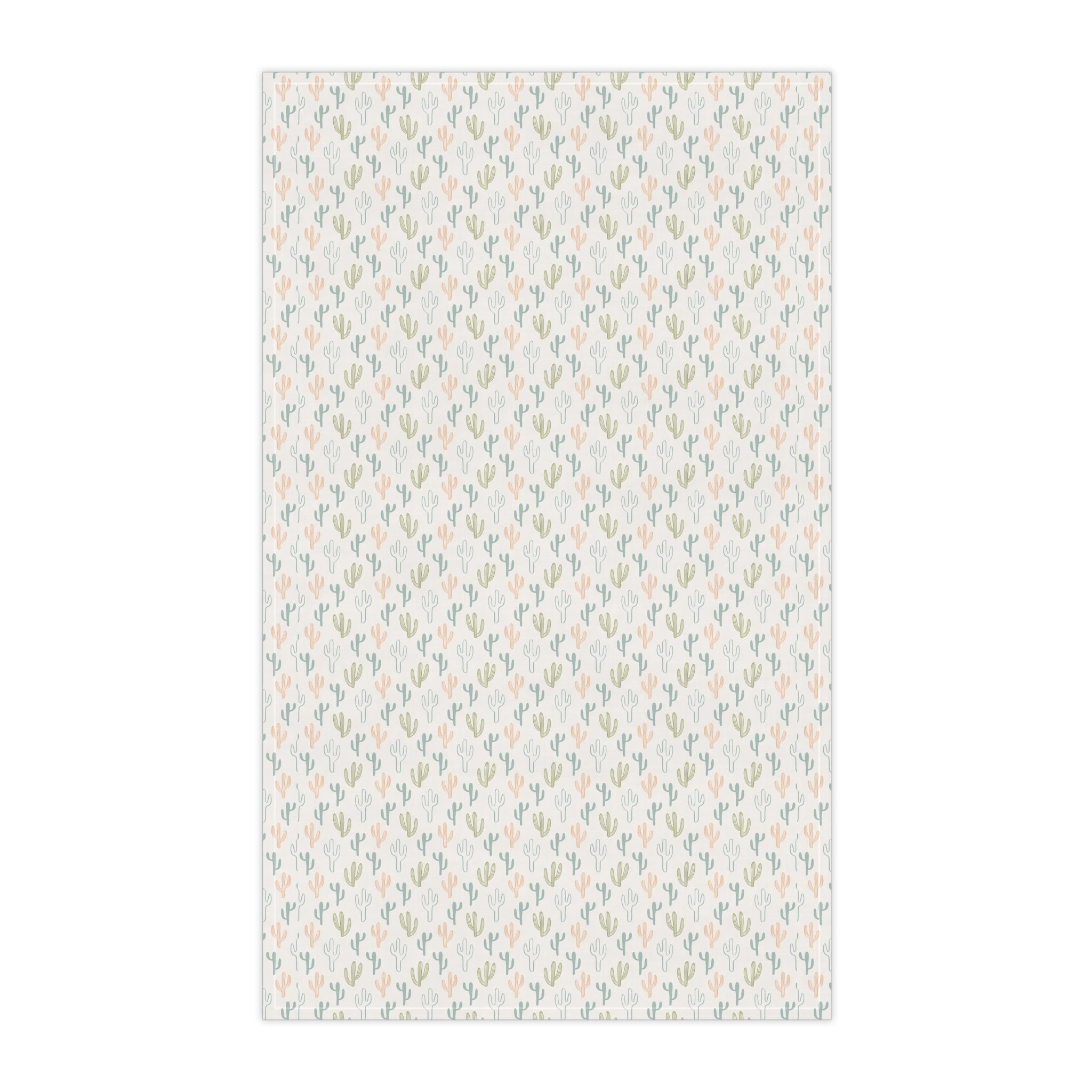 Cactus Print Tea Towels, Western Decor, Natural Cotton Dish Towels, Gift for Home, Rustic Farmhouse Style