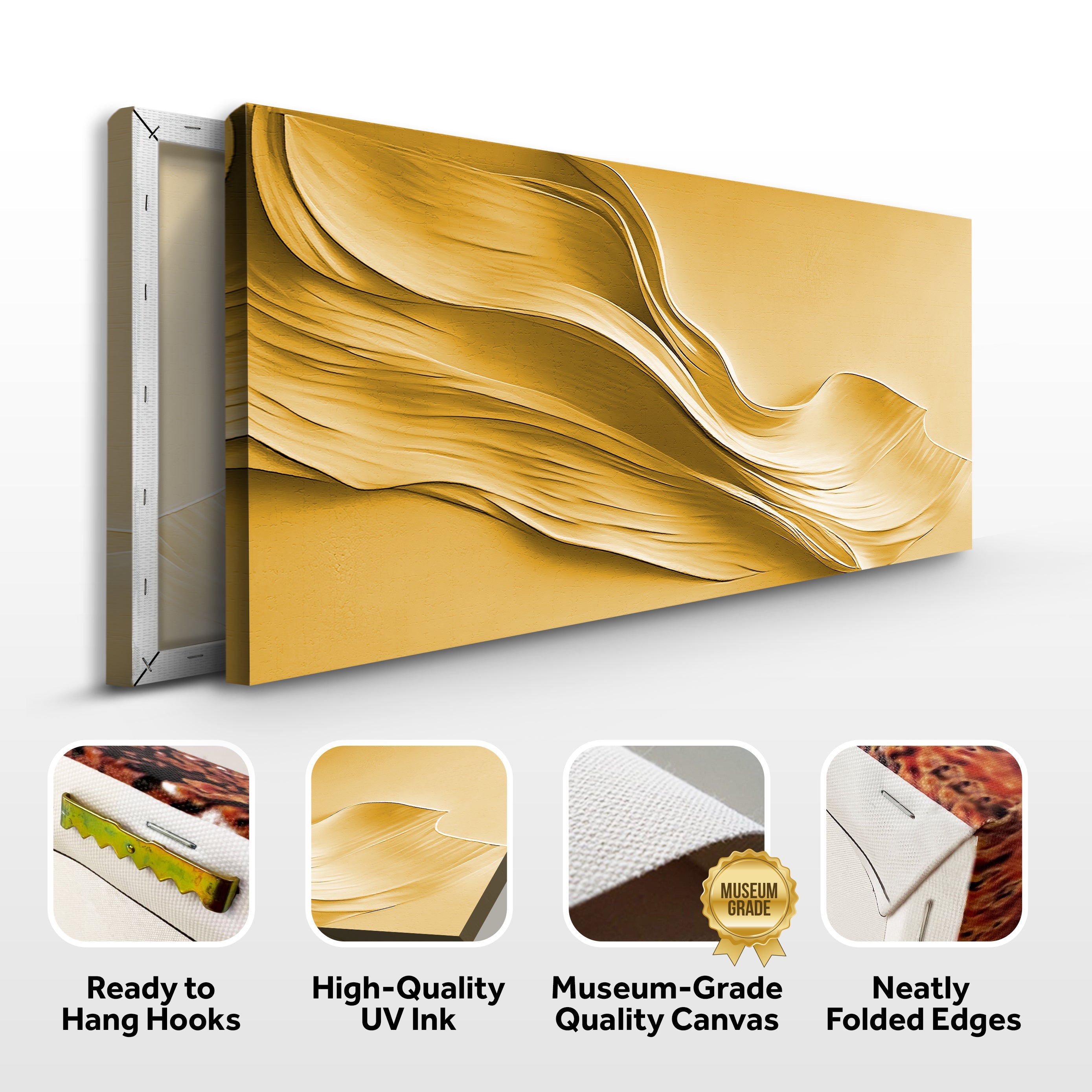 Gold Minimalist Wall Art II