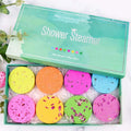 8 Piece Floral Aromatherapy Shower Tablets Set