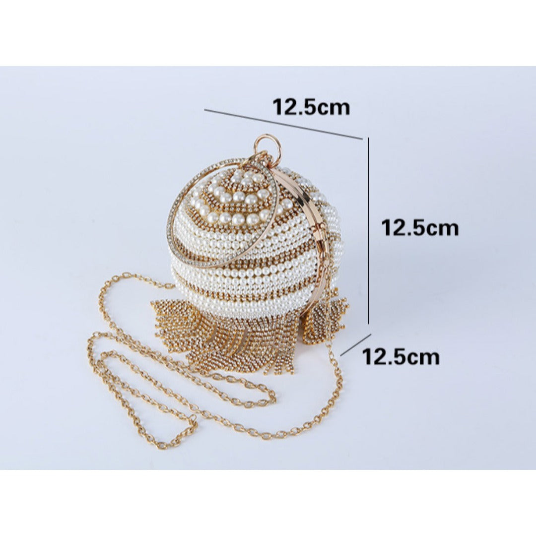 Small Round Bag, Versatile Dress Purse, Spherical Evening Purse, Evening Bags for Women Formal, Prom Bag