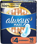 Always MAXI SIZE 4 OVERNIGHT 16 PADS