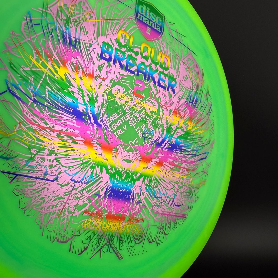 Swirly S-Line DD3 - Cloud Breaker 2 Multi-Stamp X-Out - Eagle McMahon Sig