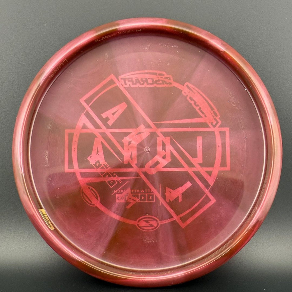 Z Swirl Luna - Stock Z Stamp - Misprint