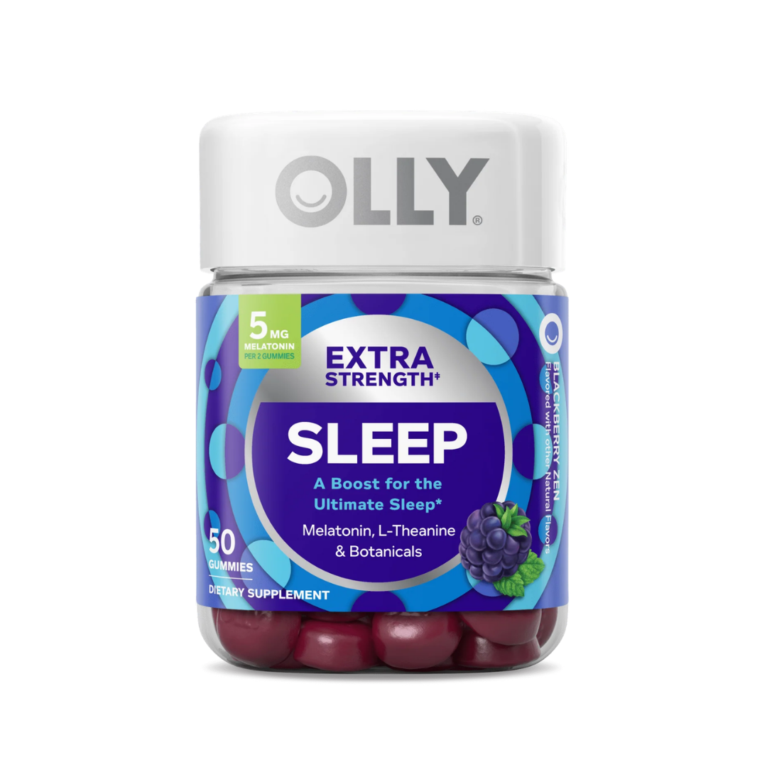Olly Extra Strength Sleep Melatonin and L-Theanine Gummies (50 Count)
