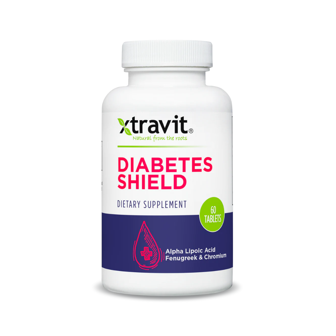 Xtravit Diabetes Shield Alpha Lipoic Acid and Chromium Supplement (60 Tablets)