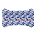 Endless Watercolor Mountain Waves - Pet Feeding Mat Pet Ze