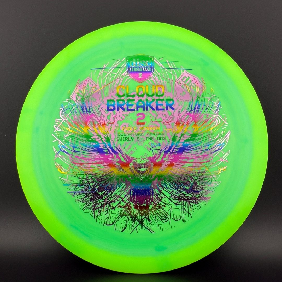 Swirly S-Line DD3 - Cloud Breaker 2 Multi-Stamp X-Out - Eagle McMahon Sig
