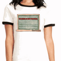 Teaching is not Political Conservative Teacher | Next Level Ringer T-shirt | Teacher Shirt | Stylish Trendy Apparel
