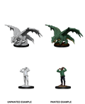 D&D: Nolzur's Marvelous Miniatures - Green Dragon Wyrmling & Afflicted Elf