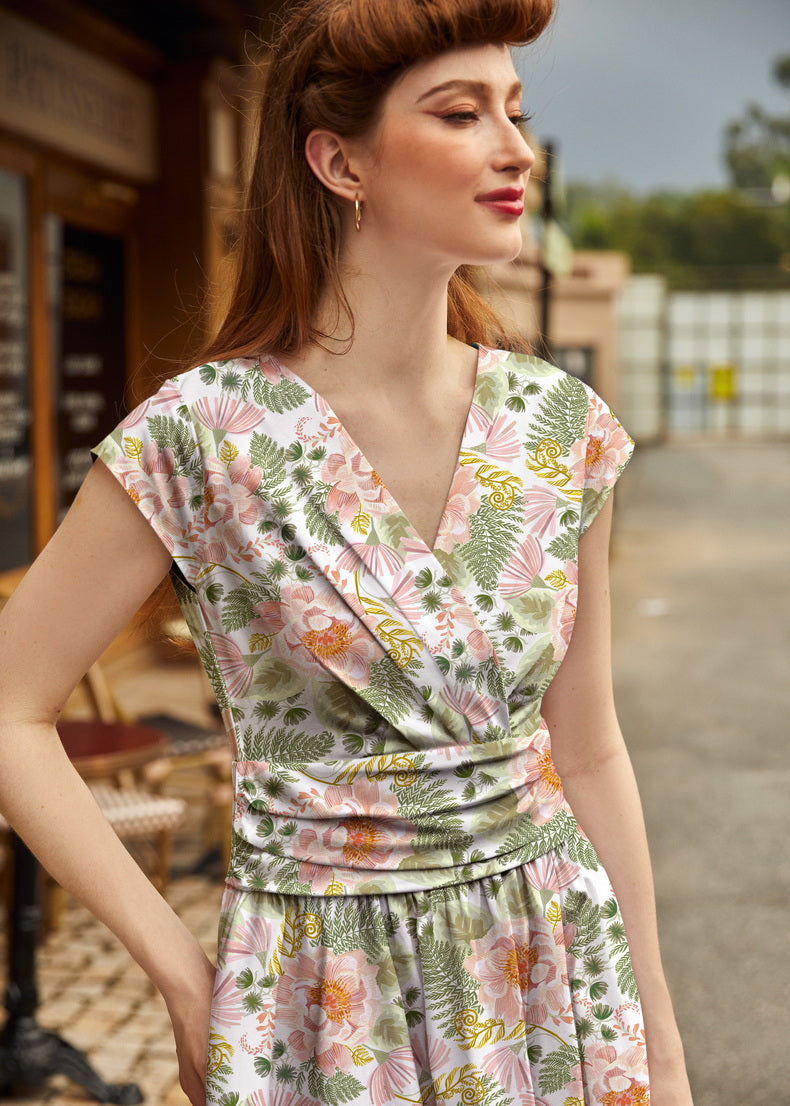 Pink Floral Greta Dress