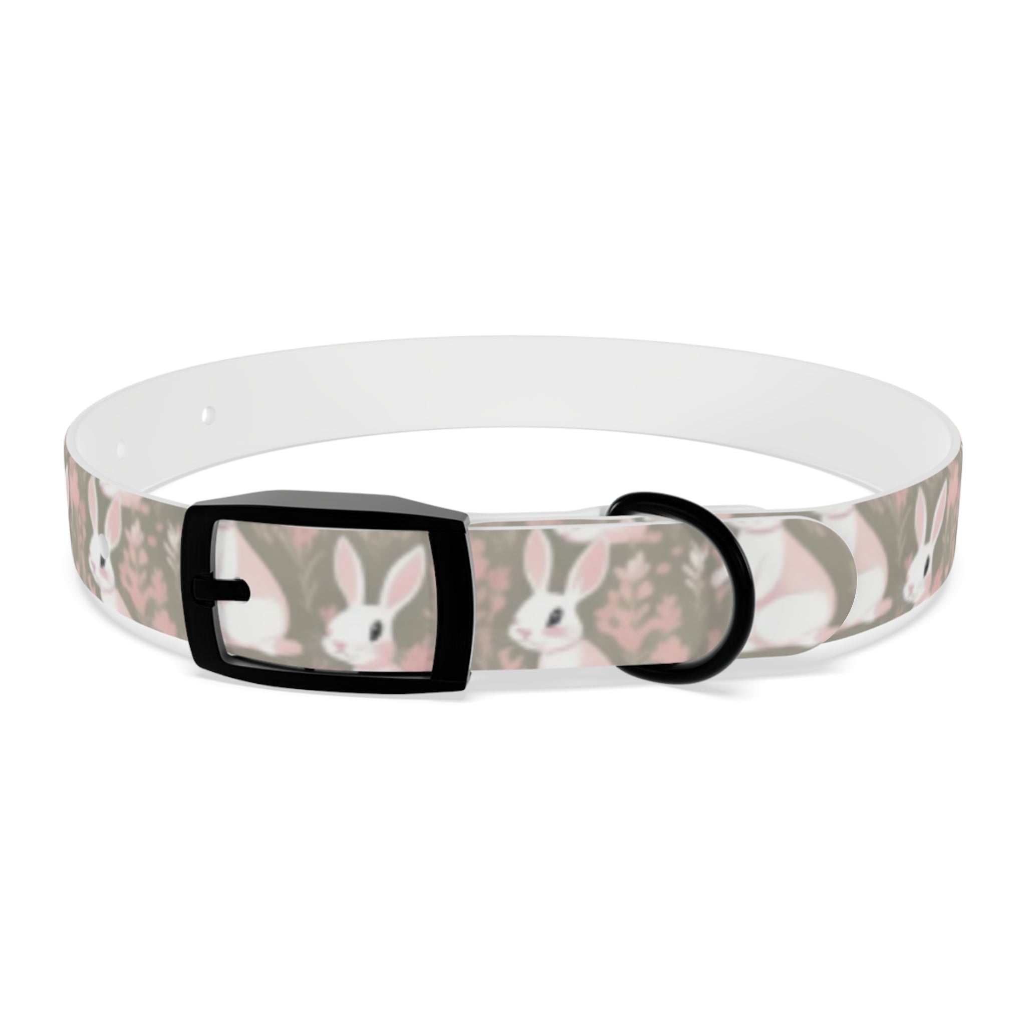 Blushing Meadow Bunny Parade Pattern - Pet Collar Pet Zen