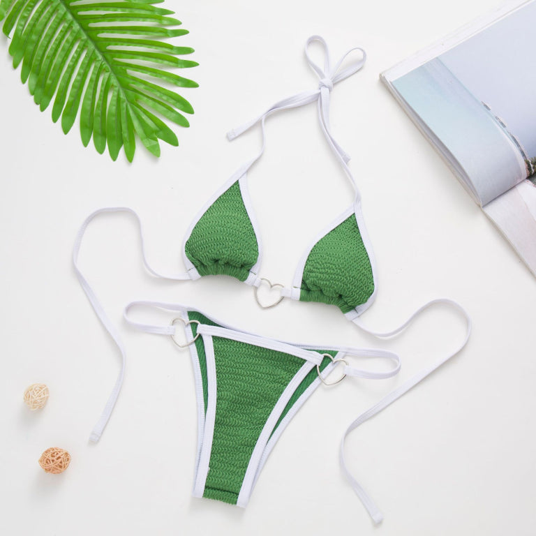 Sexy Bikinis Halter Swimsuit Women Low Waist Suits Summer Beach Swimwear