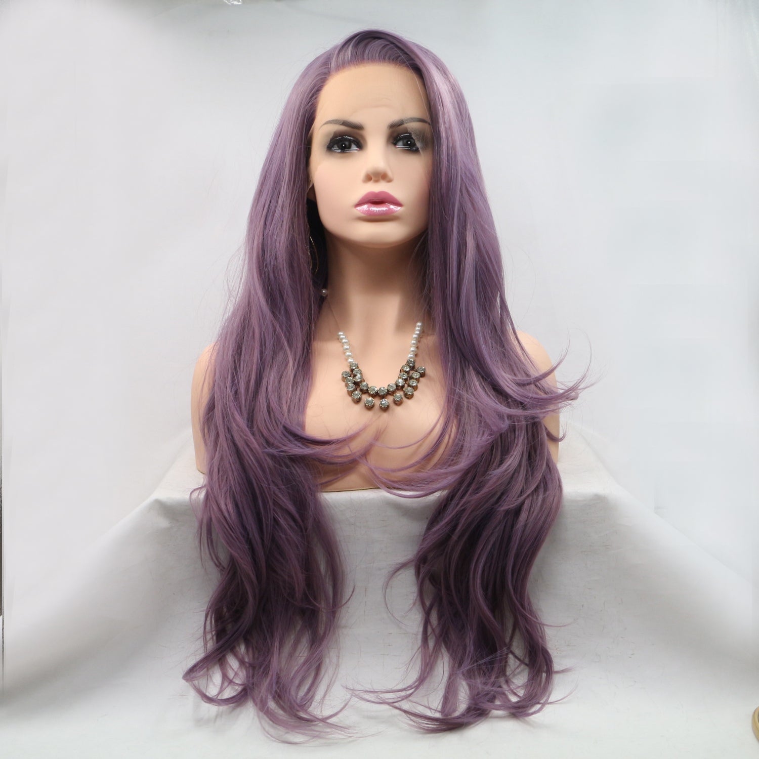 24" Wavy Lace Front Wig