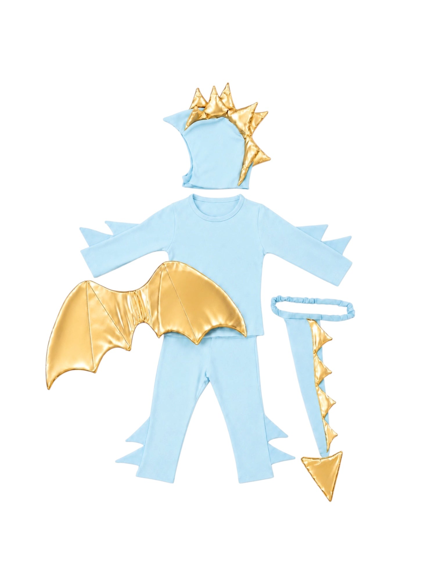 Sky Blue Dragon Costume