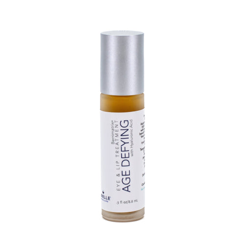 AIRELLE age-defying eye and lip treatment bottle, beige liquid in pump