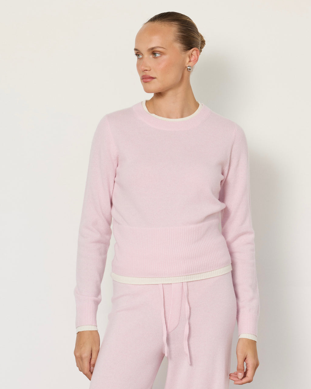 Tove Layered Cashmere Crewneck
